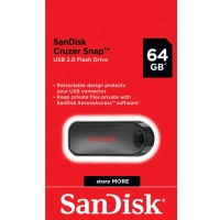 Memoria flash sandisk cruzer fit 64gb negro 2.0 (sdcz33-064g-g35)