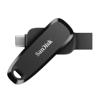 Memoria sandisk 128gb usb 3.2 gen1 phone drive para android tipo-c/tipo a negro giratoria sdddc6-128g-g46