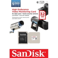 Memoria sandisk micro sd high endurance 32gb cl10 (sdsdqq-032g-g46a)