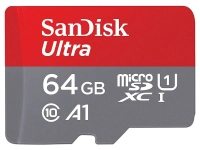 Memoria sandisk micro sdxc ultra 64gb cl10 a1 u1 (sdsqua4-064g-gn6ma)