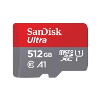 Memoria sandisk micro sdxc 512gb ultra 150mb/s clase 10 c/adaptador sdsquac-512g-gn6ma