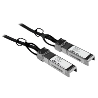 Startech.com cable 1m twinax direct attach sfp+ a sfp+ - compatible cisco sfp-h10gb-cu1m - dac cobre pasivo 10gb firepower asr920 asr9000 - cable for dispositivo de red, conmutador, router, servidor, transceptor, firewall de red - 10gbits - 30 awg - negro