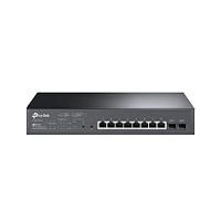 Switch tp-link sg2210mp gigabit administrable omada sdn 8 puertos poe capa 2 con 2 ranuras sfp gigabit 802.3ataf 150w para escritorio o rack
