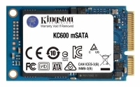 Unidad de estado solido kingston kc600 512gb msata r. 550mbs w.520mbs