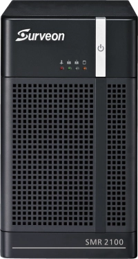 Surveon nv62mp - nvr megapixel  6 canales  h264  monitor local  2 bahias  ra id