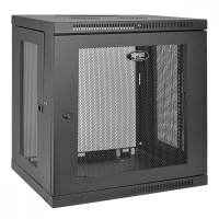 Gabinete pared smartrack de 12u - puerta delantera y laterales ventiladas. medidas 65cm de alto, 60cm ancho, 45cm profundidad srw12u