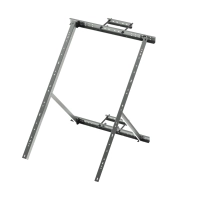 Montaje para poste o torre galvanizado electr epcom ss-pbl-v5 - solar panel mount bracket, gris, epcom