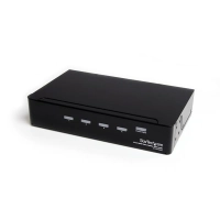 Splitter hdmi de 4 puertos - divisor bifurcador hdmi de 4 puertos con amplificador - splitter - hdmi hembra - mini-jack hembra - 1920x1200 1080p - startech.com mod. st124hdmi2