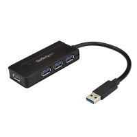 Hub usb 3.0 de 4 puertos - concentrador portatil usb 3.0 superspeed de 4 puertos de 5gbps con carga rapida - hub usb 3.1 gen 1 tipo a - negro - startech.com mod. st4300mini