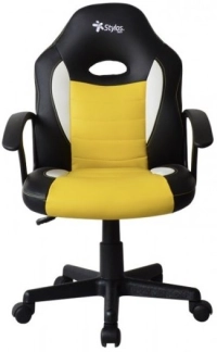 Silla gamer stylos amarilla clase 2 ergonomica 100kg (stgsgr1y) Silla gamer stylos amarilla clase 2 ergonomica 100kg (stgsgr1y)