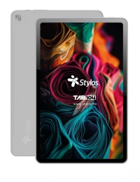 Tableta 10.4 pulgadas 4+128gb plateada con funda stylos. stta1041s