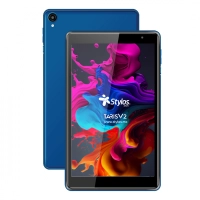 Tableta 8 pulgadas 2+32gb azul con funda stylos. stta81a