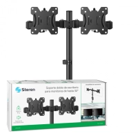 Soporte steren doble de escritorio p/monitores