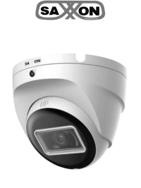 Saxxon sua-hac-t20m-0280b- cámara turret de 2 megapíxeles 1080p lente de 2.8 mm con apertura de hasta 100° cámara metálica