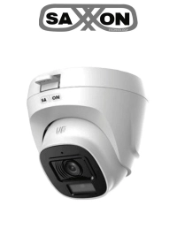 Saxxon sua-hac-t20p-0280b- cámara turret de 2 megapíxeles lente de 2.8 mm con visión de apertura de hasta 100° policarbonato ir de hasta 20m