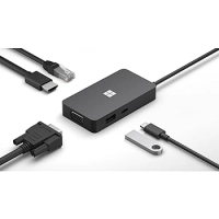 Adaptador multipuerto microsoft usb tipo c salida 4k negro swv-00001
