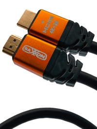 Saxxon sx100hdc - cable hdmi de 10 metros de alta velocidad  versión 2.0  resolución 4k  canal de retorno de audio (arc)  video 3d  blindado para reducir interferencias  chapado en oro  alta resistencia y durabilidad.