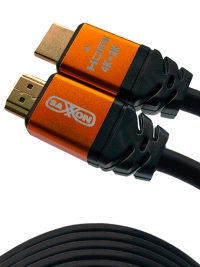 Saxxon sx150hdc - cable hdmi de 15 metros de alta velocidad  versión 2.0  resolución 4k  canal de retorno de audio (arc)  video 3d  blindado para reducir interferencias  chapado en oro  alta resistencia y durabilidad.