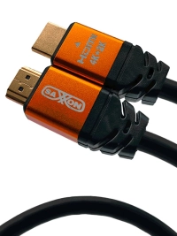 Saxxon sx015hdc - cable hdmi de 1.5 metros de alta velocidad  resolución 4k  canal de retorno de audio (arc) blindado  chapado en oro