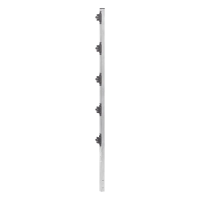 Poste de paso para cerca electrificada  ptr aluminio 1