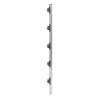 Poste de paso para cerca electrificada  aluminio ptr 1 m (3.28 ft)  perfil cuadrado 1