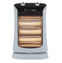 Calefactor travelaire mod. tae507 elect 1200w 3 niv halogeno oscilatorio blanco