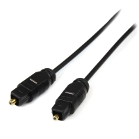 Cable de 3m toslink audio digital optico spdif delgado - negro - startech.com mod. thintos10
