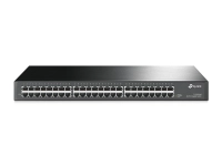 Switch tp-link - gris, 10/100/1000 mbps, 48ptos, rack