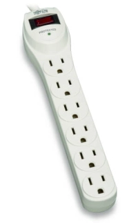 Supresor de picos tripp lite 6 contactos 180j 0.6m cable gris