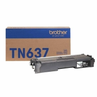 Tóner Brother TN637BK, Valor negro - rendimiento aproximado 10, 000 páginas, compatible con hll8570cdw, mfcl8730cdw, mfcl8970cdw