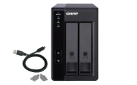 Unidad de expansion qnap tr-002-us 2 bahias 3.5 y 2.5 sata hdd/sata 2.5 ssd/hasta 36tb /hot-swap