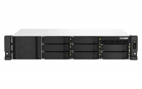 Nas qnap rack 8 slots 2psu 8g b ram exp4gb flash pro intel cel
