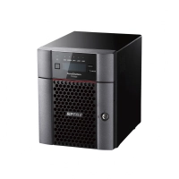 Nas 4 bahías terastation 5420dn series, 24tb (incluye 2 hdd de 12tb y 2 bahías libres) raid 015610, sistema de almacenamiento en red rj-45 10g 1x & gigabit 2x,usb 3.2 2x & usb 2.0 2x, quad-core 2.04ghz, 8gb ddr4, compatible con windows®, windows server® & mac® os®, nasnavigator2, novabackup® buffalo edition incluido.