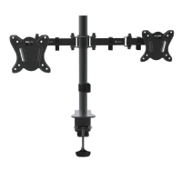 Soporte getttech tw-1404 para 2 pantallas de 10-30 pulgadas/peso max 10kg