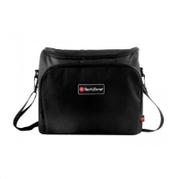 Maletín para proyector bach techzone - de 15.6 pulgadas, confeccionado en poliéster, capacidad de carga para proyectores de hasta 29 × 10.5 × 27 cm