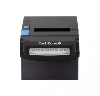 Impresora termica techzone tzbe400 de 80mm - vel de 260mm/s, 576 dpi´s, usb-serial-rj45-rj11, detedctor de billetes falsos, cortador automatico, 1 año de ga