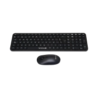 Kit silent techzone - combo inalámbrico con conexión usb, mouse 2400 dpi's, teclado con 105 teclas tipo qwerty 1 año de garantía.