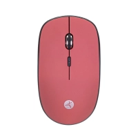 Mouse inalámbrico terra 03 techzone - de 1600 dpi's, 4 botones, texturizado rubber color rojo, 1 año de garantía.