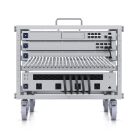 Ubiquiti u-rack-6u-tl - mini rack abierto con ruedas, 6u, patchpanel de 24 puertos gigabit, bloqueo de ruedas, capacidad de carga 35kg, toolless ensamble sin herramienta