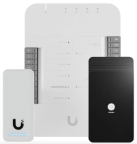 Ubiquiti ua-g2-sk - kit inicial de control de acceso unifi , incluye 1 ua-hub , 1 lector g2 , 10 tarjetas de acceso nfc , para una puerta (solo lector para entrada).
