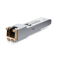 Ubiquiti uacc-cm-rj45-1g - modulo de fibra ufiber convertidor de sfp a rj45 1000mbps distancia de hasta 100m de conexión
