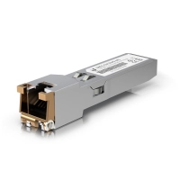 Ubiquiti uacc-cm-rj45-mg - modulo de fibra ufiber convertidor de sfp a rj45 tasas de transferencia 10& 5& 2.5& 1 gbps