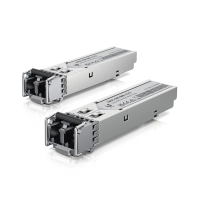 Ubiquiti uacc-om-mm-1g-d-2 - módulo ufiber sfp 1.25g con transceptor minigbic multimodo de 1.25 gbps, alcance de conexión de hasta 550m, conectores lc. paquete de 2 piezas.