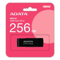Memorias usb adata uc310 - negro, 256 gb, usb tipo a, 100 mb/s