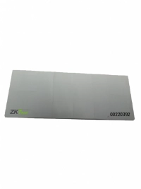 Zkteco uhft4 - tag adherible para vehículos tecnología uhf  blanco  folio impreso  rango de frecuencia 902 a 928 mhz  compatible con lectoras u1000f, uhf5f y uhf10f