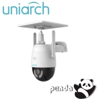 Cámara pt solar 4g uniarch (uho-p2g-m3f4d-la) 3mp  lente 4mm   ir30m  microsd 512gb  micrófono + altavoz integrado  4g card nano sim  ip66  bateria1
