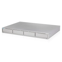 Ubiquiti unvr - nvr empresarial unifi protect recomendado para 15 cámaras 4k o 50 cámaras full hd, con 4 bahías de disco duro, puerto gigabit rj-45 y configuración raid 1 o raid 5 automática.