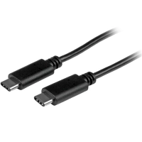 Startech.com cable usb-c de 1 metro - cable usb c macho - usb 2.0 - cable for macbook, chromebook, portátil, smartphone, tableta, cargador de pared, computador - 480mbits - apantallado - níquel conector chapado - 2230 awg - negro