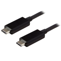 Startech.com cable de 1m usb 3.1 type-c - 10gbps - cable for carcasa de almacenamiento, base de conexión, disco duro, portátil, macbook, smartphone, dispositivo móvil, computadora de escritorio, cargador, cargador de pared, cargador de automóvil, ... - extremo prinicpal 1 x usb 3.1 tipo c de 24 pines - macho - extremo secundario 1 x usb 3.1 tipo c de 24 pines - macho - 10gbits - apantallado - níquel conector chapado - negro