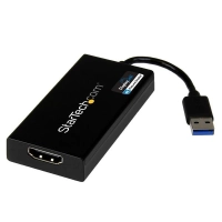 Adaptador grafico externo usb 3.0 a hdmi startech.com - ultrahd 4k 30hz - certificado displaylink - convertidor usb-a a hdmi para monitor - tarjeta grafica externa de video - mac y windows